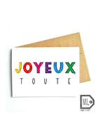 Carte de souhaits - Joyeux Toute