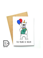 Carte de souhaits - T'as polaire de vieillir