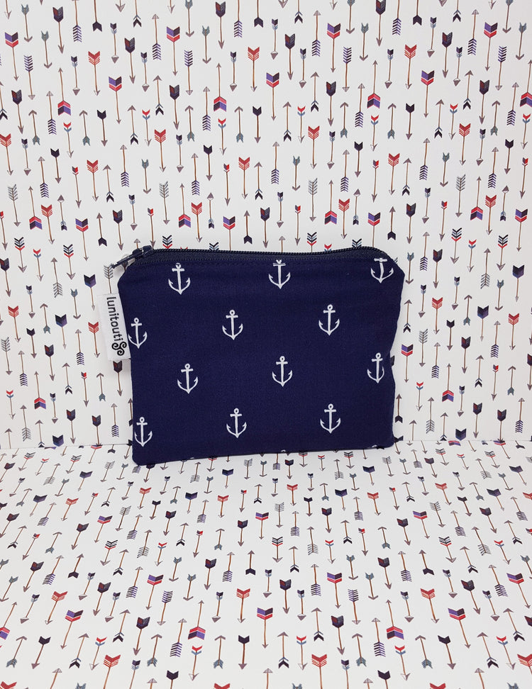 Sac à collations ancres. Vendu chez Tah-dah !