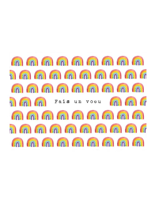 Carte de souhaits - Fais un vœu