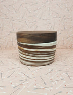 Pot à trésors en céramique - Brun