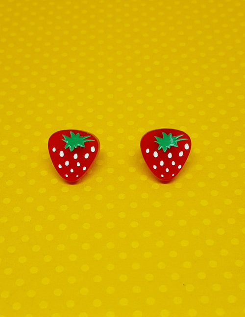 Boucles d'oreilles - Fraises