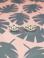 Boucles d'oreilles - Bateau