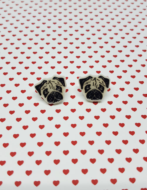 Boucles d'oreilles - Pug