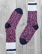 Bas de laine - Mérinos rouge