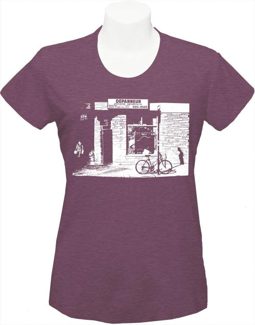 T-shirt urbain pour femme - Dépanneur. Vendu chez Tah-dah !