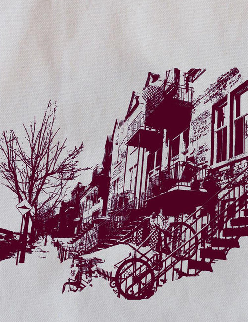 Rendez vos emplettes plus stylées avec ces sacs réutilisables.  Mile-end bourgogne. Vendus chez Tah-dah !