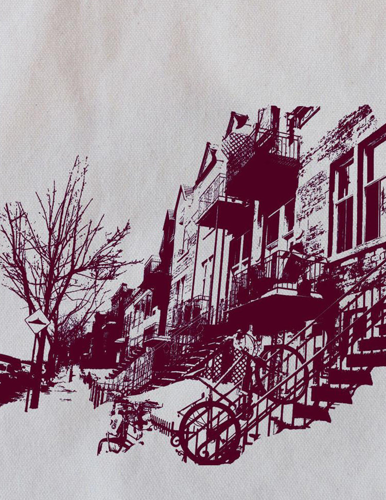 Rendez vos emplettes plus stylées avec ces sacs réutilisables. Mile-end bourgogne. Vendus chez Tah-dah !