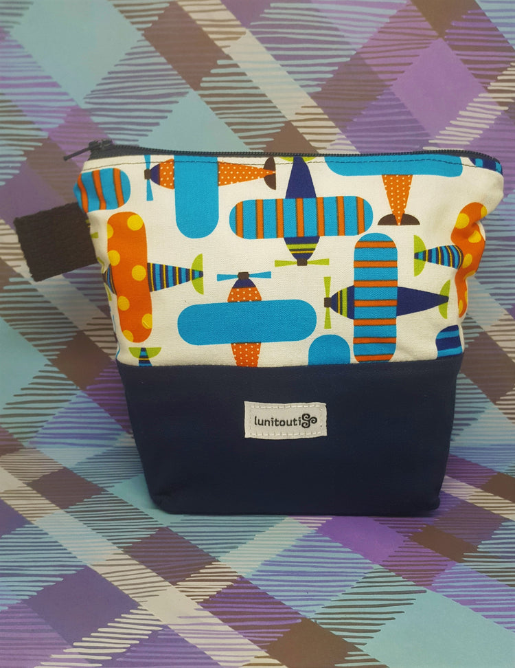 Sac à collation avions. Vendu chez Tah-dah !