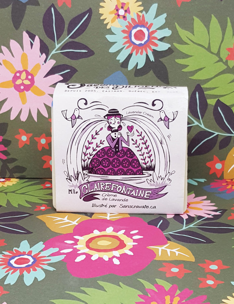 Savon - Mlle Clairefontaine. Vendu chez Tah-dah !