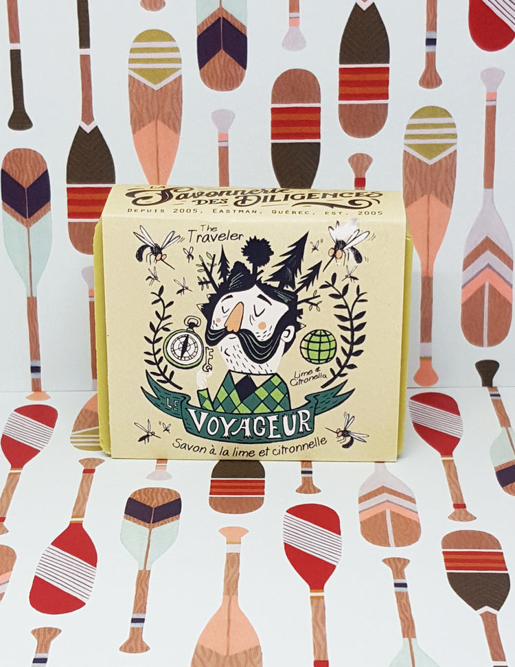 Savon le voyageur. Vendu chez Tah-dah !