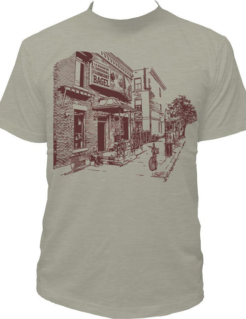 Propagez votre urbanité avec ce t-shirt pour homme gris chiné ! Vendu chez Tah-dah !