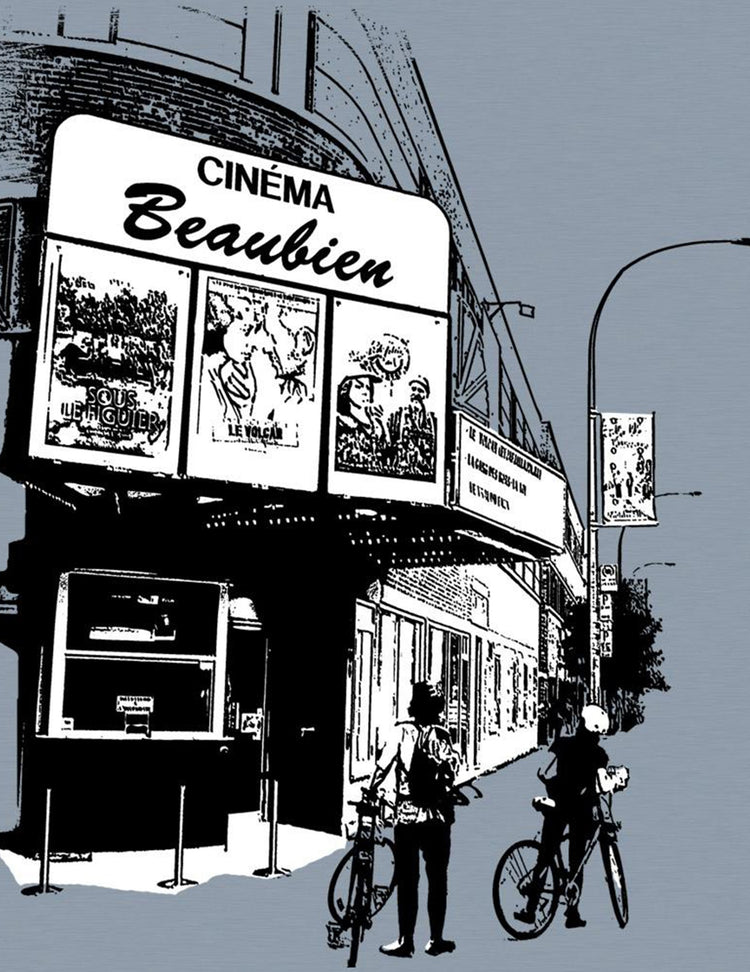 T-shirt urbain pour homme urbain - Cinéma Beaubien. Vendu chez Tah-dah !