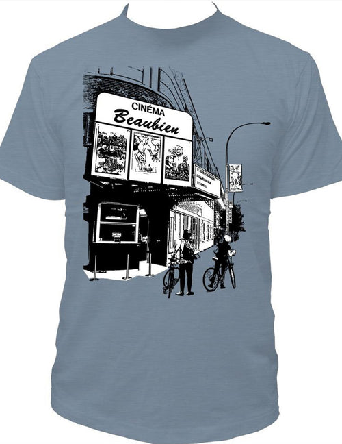 T-shirt pour homme urbain - Cinéma Beaubien. Vendu chez Tah-dah !