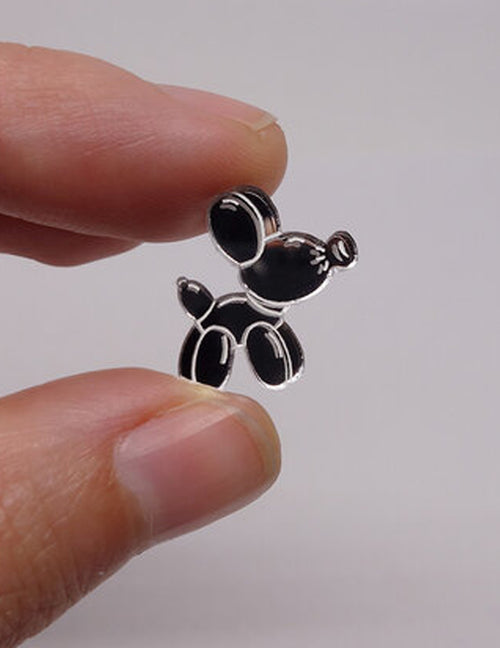 Boucles d'oreilles - Chien en ballon