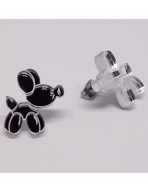 Ces boucles d'oreilles lilipop attireront des sourires! Chien en ballon. Vendues chez Tah-dah !