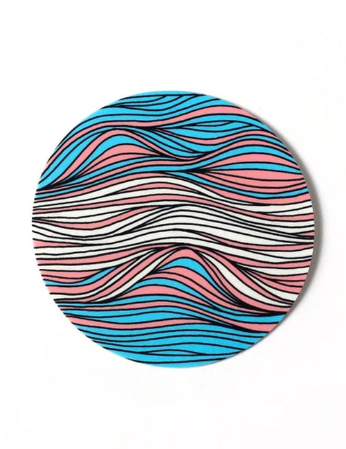 Aimant et autocollant LGBTQ+ - Drapeau Trans