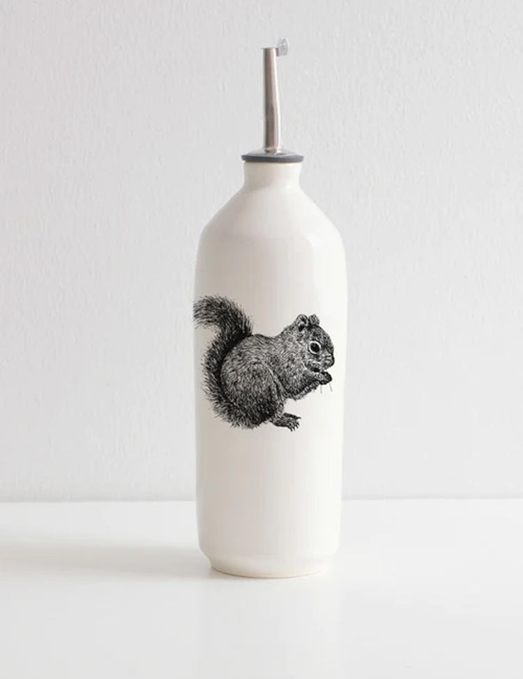 Huilier en porcelaine - Écureuil Roux. Vendu chez Tah-dah !