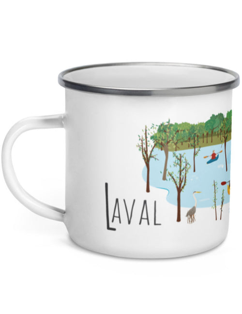 Tasse en émail - Laval