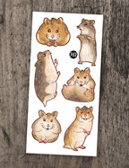 Tatouages temporaires - Hamsters