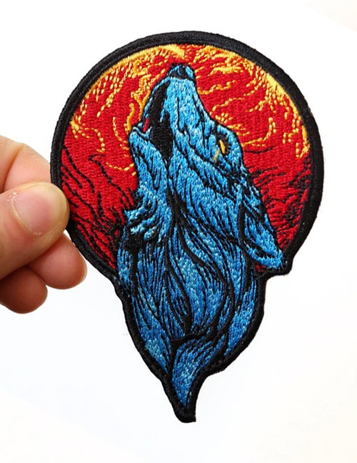 Patch brodé - Loup