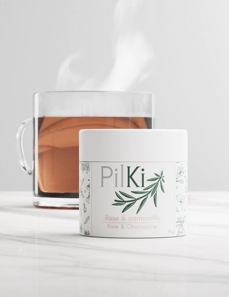 Tisane - Rose & Camomille. Vendue chez Tah-dah !