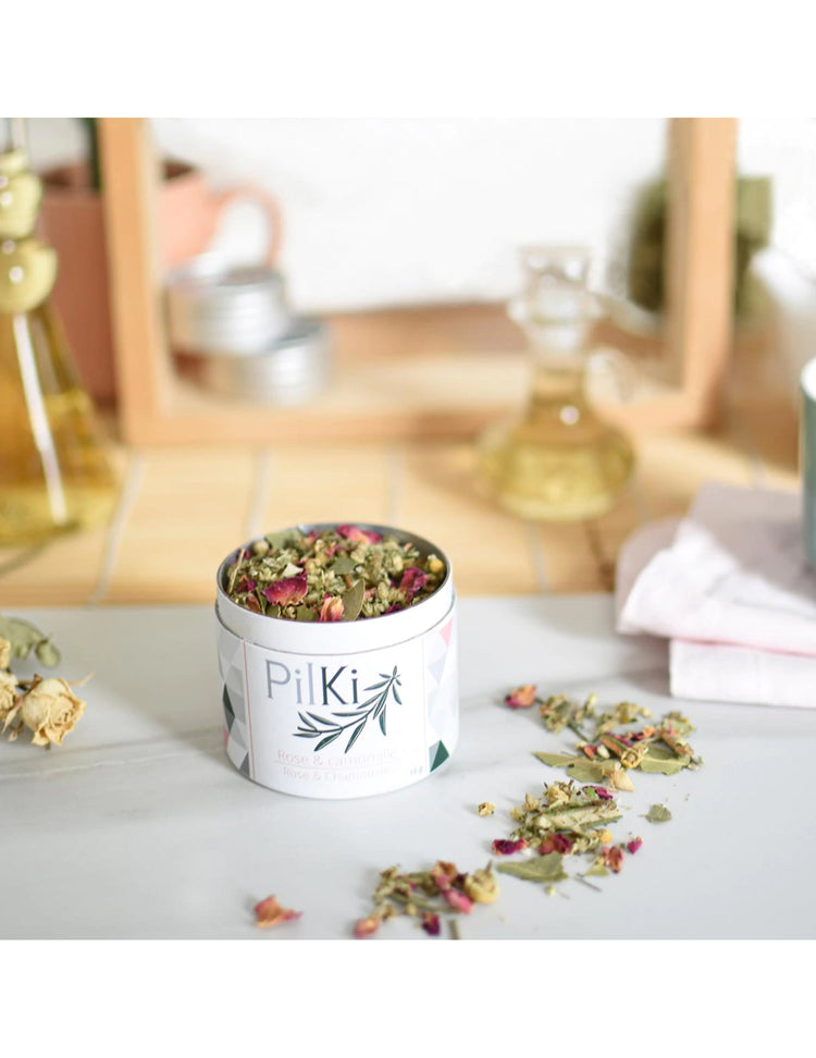 Tisane - Rose & Camomille. Vendue chez Tah-dah !