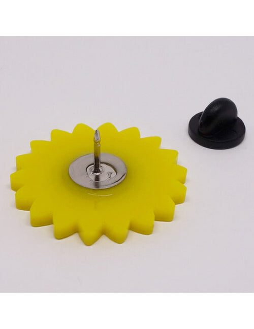 Épinglette - Tournesol. Vendue chez Tah-dah !