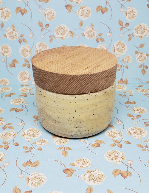 Pot à trésors en céramique - Jaune