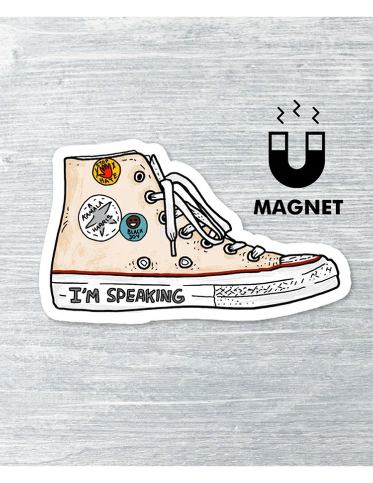 Des aimants et des autocollants pour tous les goûts ! Soulier. Vendus chez Tah-dah !