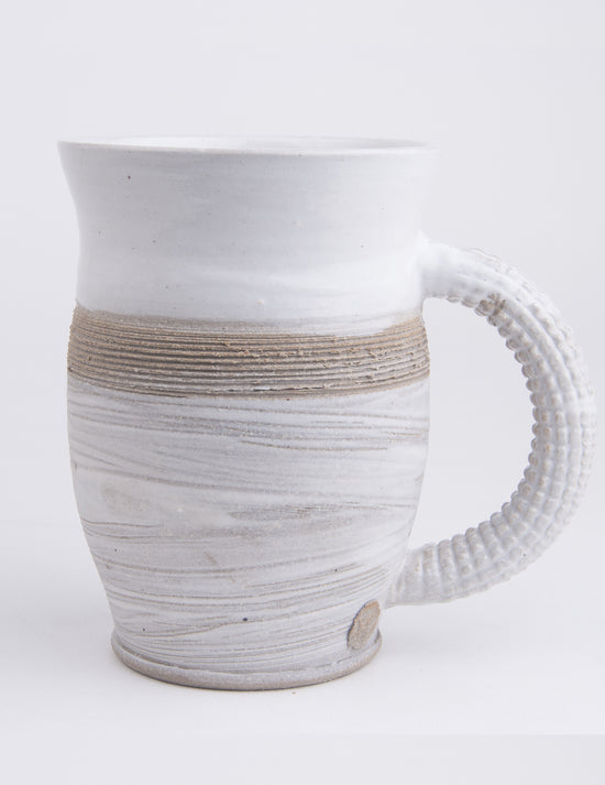 Tasse en céramique - Texturé Beige et Mat