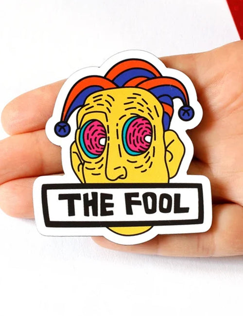 Aimant et autocollant - The fool