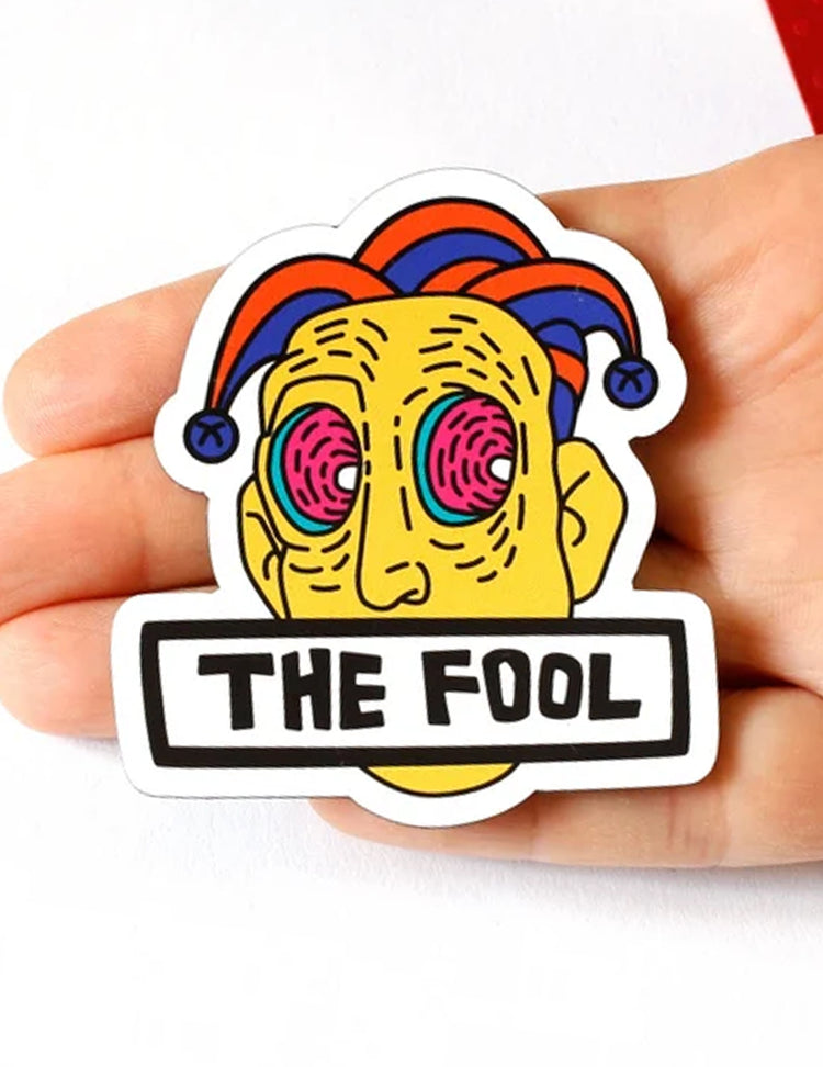 Des aimants et des autocollants pour tous les goûts ! The fool. Vendus chez Tah-dah !