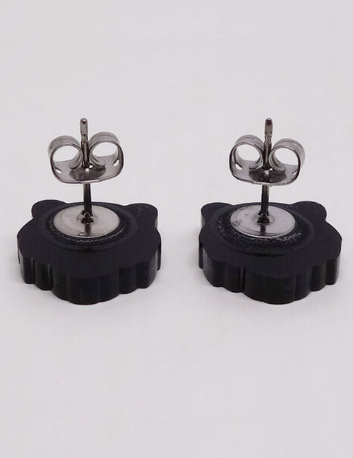 Ces boucles d'oreilles lilipop attireront des sourires! Tigre. Vendues chez Tah-dah !