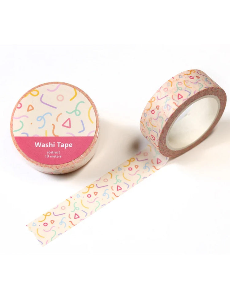 Du ruban adhésif washi pour vos cahiers de notes ou même votre bullet journal ! Abstrait rose, Vendu chez Tah-dah !