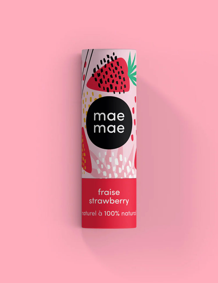 Baume à lèvres - Fraise. Vendu chez Tah-dah !