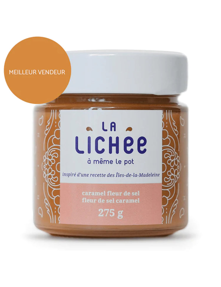 Caramel - Fleur de sel. Vendu chez Tah-dah !
