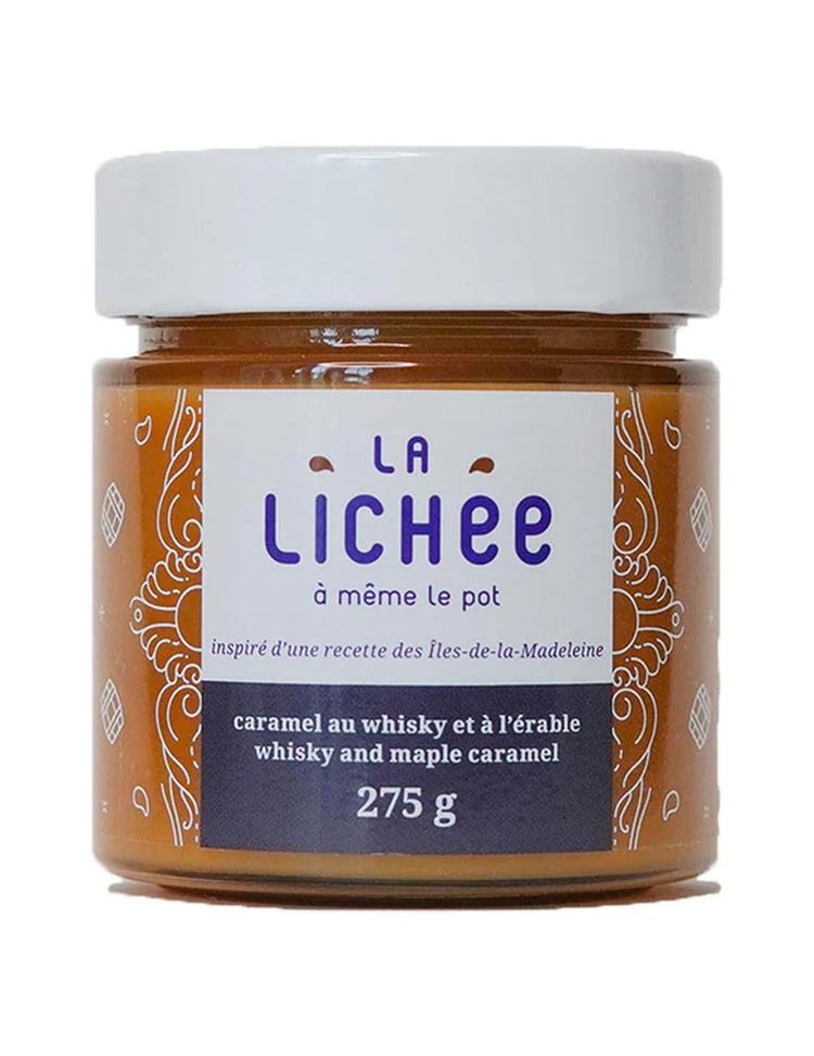 Caramel - Whisky et Érable. Vendu chez Tah-dah !