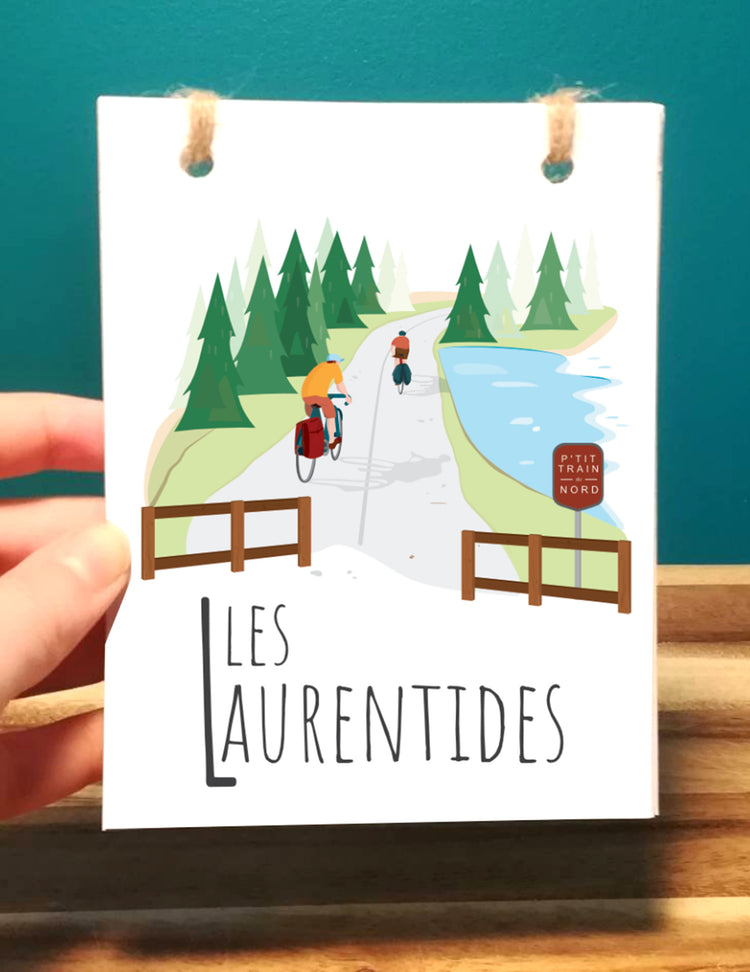 Carnet de notes les Laurentides. Vendu chez Tah-dah !