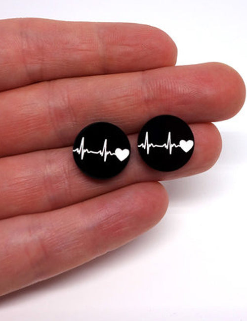 Boucles d'oreilles - Fréquence cardiaque