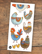 Tatouages temporaires - Les Poules