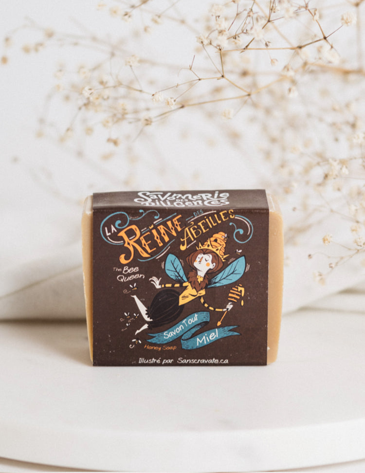 Savon - La Reine Abeille. Vendu chez Tah-dah !