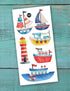 Tatouages temporaires pour enfants. Les bateaux. Vendus chez Tah-dah ! 