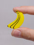 Épinglette / Pin banane. Vendue chez Tah-dah ! 