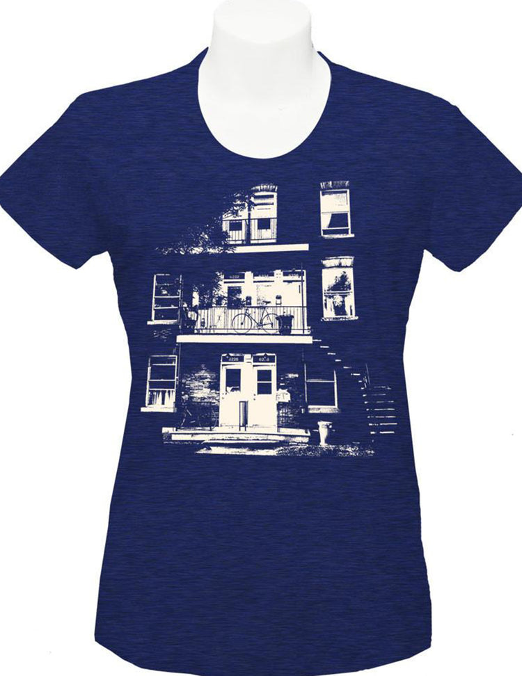 Propagez votre urbanité avec ce t-shirt ! triplex indigo. Vendu chez Tah-dah !