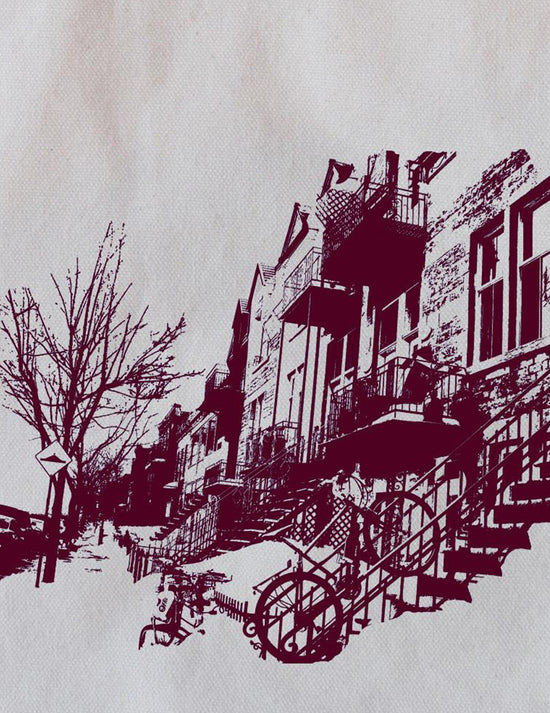 Rendez vos emplettes plus stylées avec ces sacs réutilisables.  Mile-end bourgogne. Vendus chez Tah-dah !