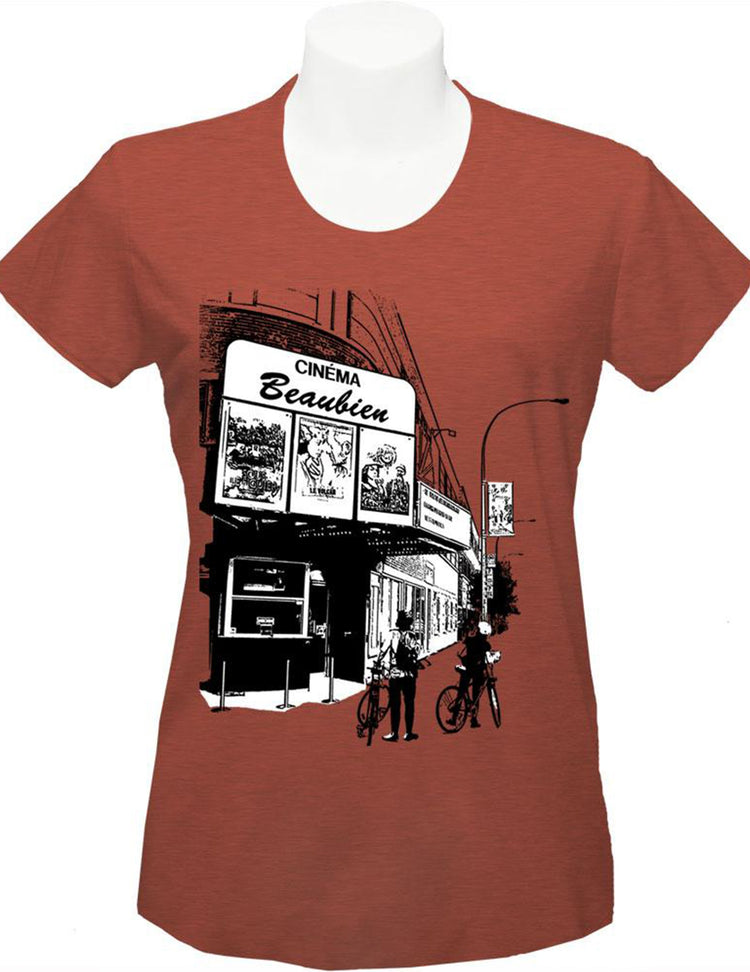 Propagez votre urbanité avec ce t-shirt pour femme couleur argile rose. Vendu chez Tah-dah !