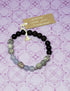 Bracelet pierres semi-précieuses. Vendu chez Tah-dah ! 
