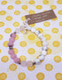 Bracelet pierres semi-précieuses. Vendu chez Tah-dah ! 