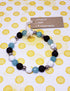 Bracelet pierres semi-précieuses. Vendu chez Tah-dah ! 